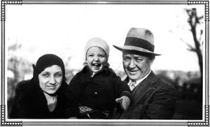 Nancy with proud parents